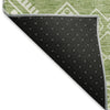 Piper Looms Mayfield Southwest AMF901 Green Machine Washable Area Rug Backing Image