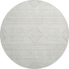 Piper Looms Mayfield Southwest AMF901 Ivory Machine Washable Area Rug Round Main Image