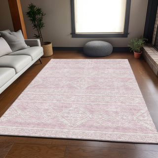 Piper Looms Mayfield Southwest AMF901 Pink Machine Washable Area Rug Lifestyle Image Feature