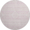 Piper Looms Mayfield Southwest AMF901 Pink Machine Washable Area Rug Round Main Image