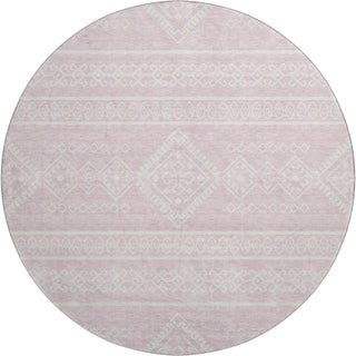 Piper Looms Mayfield Southwest AMF901 Pink Machine Washable Area Rug Round Main Image
