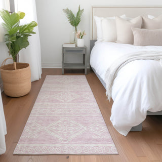Piper Looms Mayfield Southwest AMF901 Pink Machine Washable Area Rug Runner Lifestyle Image Feature