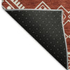 Piper Looms Mayfield Southwest AMF901 Red Machine Washable Area Rug Backing Image