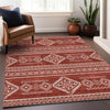 Piper Looms Mayfield Southwest AMF901 Red Machine Washable Area Rug Lifestyle Image Feature