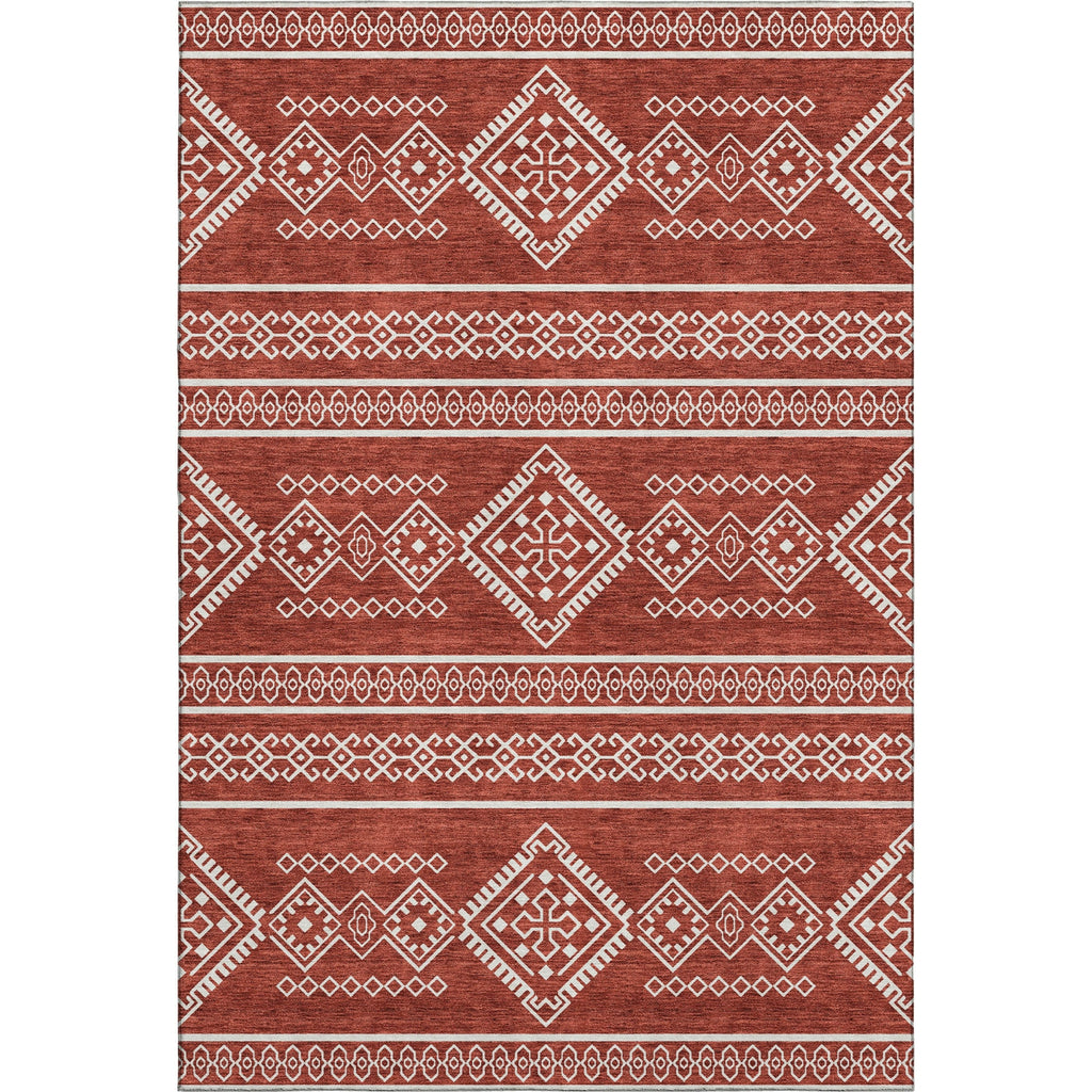 Piper Looms Mayfield Southwest AMF901 Red Machine Washable Area Rug main image