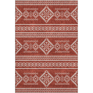 Piper Looms Mayfield Southwest AMF901 Red Machine Washable Area Rug main image