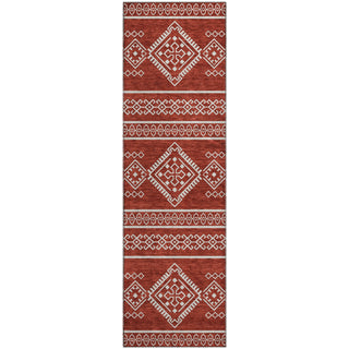 Piper Looms Mayfield Southwest AMF901 Red Machine Washable Area Rug Runner Main Image