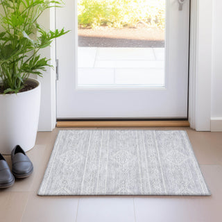 Piper Looms Mayfield Southwest AMF901 Silver Machine Washable Area Rug Scatter Lifestyle Image Feature