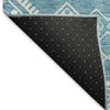 Piper Looms Mayfield Southwest AMF901 Teal Machine Washable Area Rug Backing Image