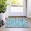 Piper Looms Mayfield Southwest AMF901 Teal Machine Washable Area Rug Scatter Lifestyle Image Feature