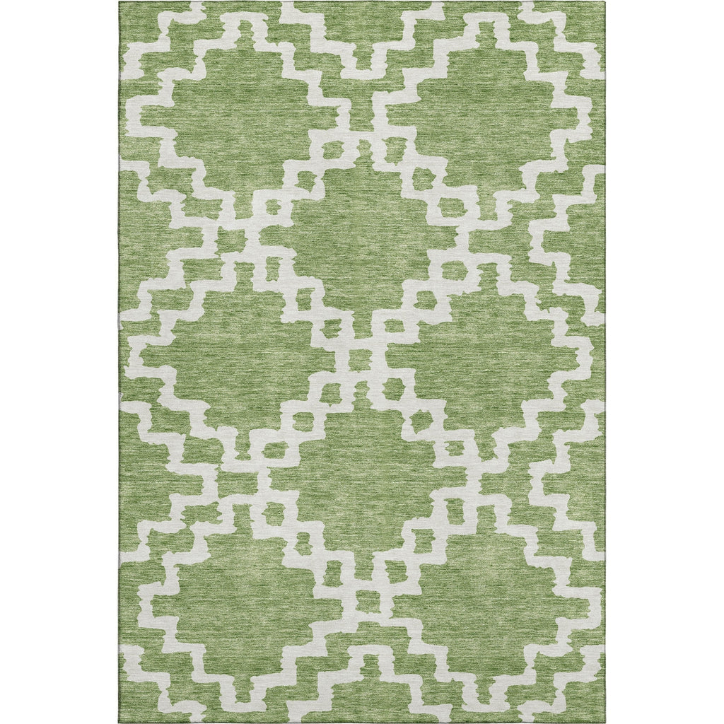 Piper Looms Mayfield Diamonds AMF902 Aloe Machine Washable Area Rug main image