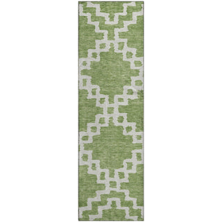 Piper Looms Mayfield Diamonds AMF902 Aloe Machine Washable Area Rug Runner Main Image
