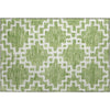 Piper Looms Mayfield Diamonds AMF902 Aloe Machine Washable Area Rug Scatter Main Image