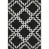 Piper Looms Mayfield Diamonds AMF902 Black Machine Washable Area Rug main image