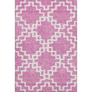 Piper Looms Mayfield Diamonds AMF902 Blush Machine Washable Area Rug main image