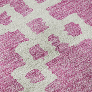 Piper Looms Mayfield Diamonds AMF902 Blush Machine Washable Area Rug Swatch Image