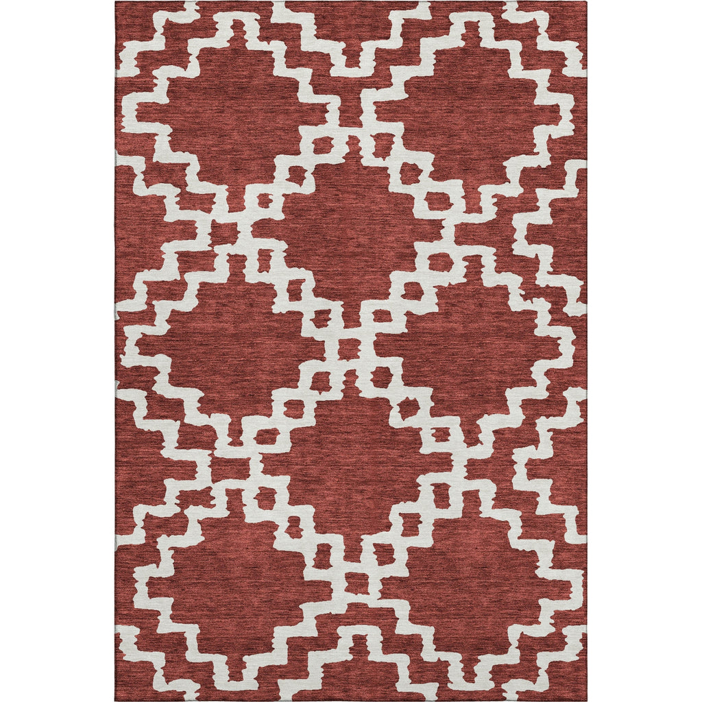 Piper Looms Mayfield Diamonds AMF902 Brick Machine Washable Area Rug main image