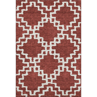 Piper Looms Mayfield Diamonds AMF902 Brick Machine Washable Area Rug main image