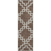 Piper Looms Mayfield Diamonds AMF902 Brown Machine Washable Area Rug Runner Main Image
