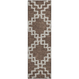 Piper Looms Mayfield Diamonds AMF902 Brown Machine Washable Area Rug Runner Main Image