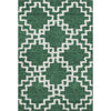 Piper Looms Mayfield Diamonds AMF902 Emerald Machine Washable Area Rug main image