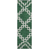 Piper Looms Mayfield Diamonds AMF902 Emerald Machine Washable Area Rug Runner Main Image