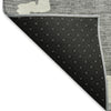 Piper Looms Mayfield Diamonds AMF902 Gray Machine Washable Area Rug Backing Image