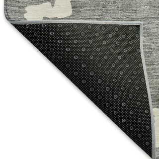 Piper Looms Mayfield Diamonds AMF902 Gray Machine Washable Area Rug Backing Image