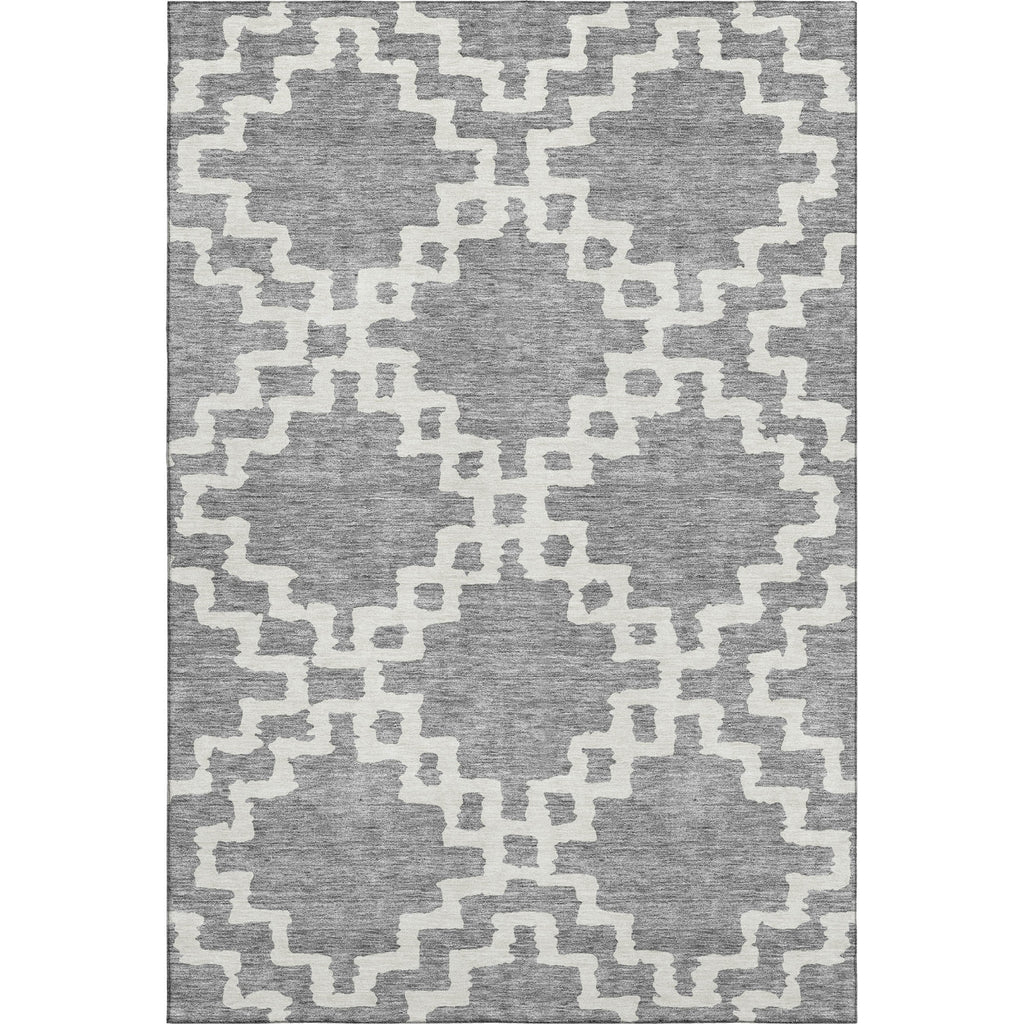 Piper Looms Mayfield Diamonds AMF902 Gray Machine Washable Area Rug main image
