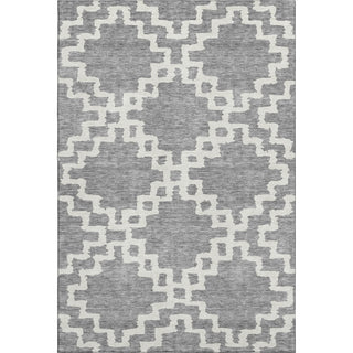 Piper Looms Mayfield Diamonds AMF902 Gray Machine Washable Area Rug main image
