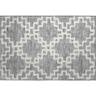 Piper Looms Mayfield Diamonds AMF902 Gray Machine Washable Area Rug Scatter Main Image