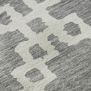 Piper Looms Mayfield Diamonds AMF902 Gray Machine Washable Area Rug Swatch Image