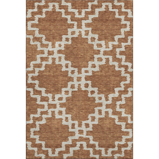 Piper Looms Mayfield Diamonds AMF902 Paprika Machine Washable Area Rug main image
