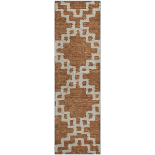 Piper Looms Mayfield Diamonds AMF902 Paprika Machine Washable Area Rug Runner Main Image