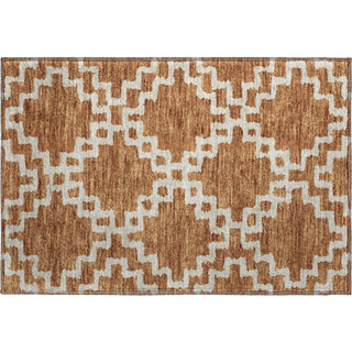 Piper Looms Mayfield Diamonds AMF902 Paprika Machine Washable Area Rug Scatter Main Image