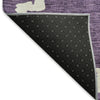 Piper Looms Mayfield Diamonds AMF902 Purple Machine Washable Area Rug Backing Image