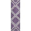 Piper Looms Mayfield Diamonds AMF902 Purple Machine Washable Area Rug Runner Main Image