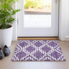 Piper Looms Mayfield Diamonds AMF902 Purple Machine Washable Area Rug Scatter Lifestyle Image Feature