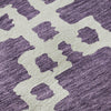 Piper Looms Mayfield Diamonds AMF902 Purple Machine Washable Area Rug Swatch Image