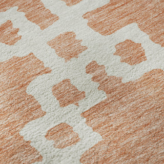 Piper Looms Mayfield Diamonds AMF902 Salmon Machine Washable Area Rug Swatch Image