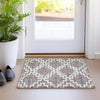 Piper Looms Mayfield Diamonds AMF902 Taupe Machine Washable Area Rug Scatter Lifestyle Image Feature