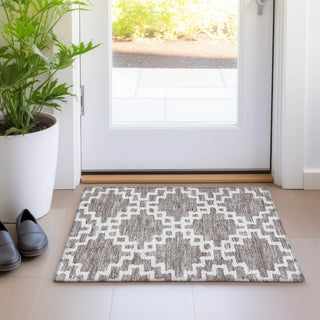 Piper Looms Mayfield Diamonds AMF902 Taupe Machine Washable Area Rug Scatter Lifestyle Image Feature