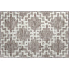 Piper Looms Mayfield Diamonds AMF902 Taupe Machine Washable Area Rug Scatter Main Image