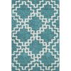 Piper Looms Mayfield Diamonds AMF902 Teal Machine Washable Area Rug main image