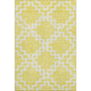 Piper Looms Mayfield Diamonds AMF902 Yellow Machine Washable Area Rug main image