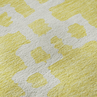 Piper Looms Mayfield Diamonds AMF902 Yellow Machine Washable Area Rug Swatch Image