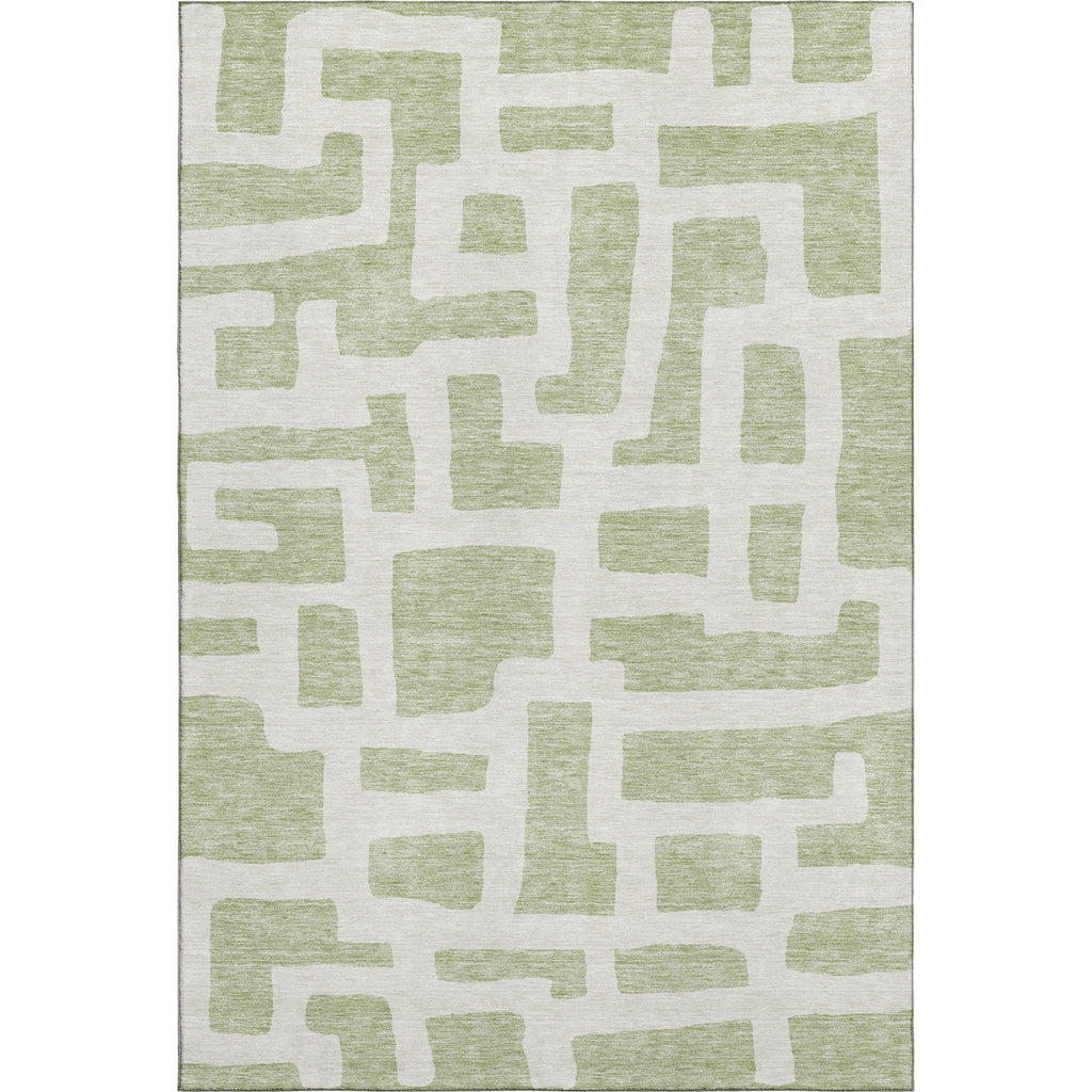 Piper Looms Mayfield Lines AMF903 Aloe Machine Washable Area Rug main image