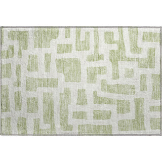 Piper Looms Mayfield Lines AMF903 Aloe Machine Washable Area Rug Scatter Main Image