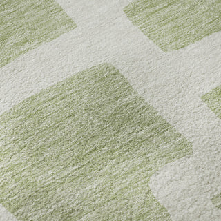 Piper Looms Mayfield Lines AMF903 Aloe Machine Washable Area Rug Swatch Image