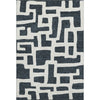 Piper Looms Mayfield Lines AMF903 Black Machine Washable Area Rug main image